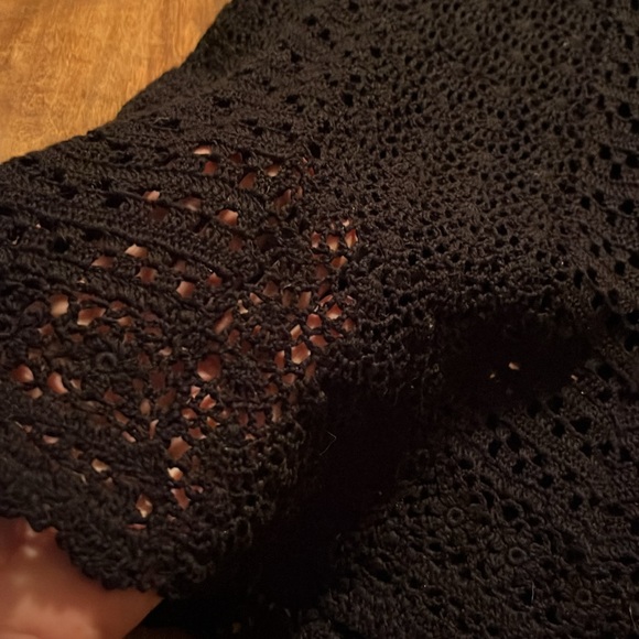 Black macrame bell skirt - Picture 3 of 5